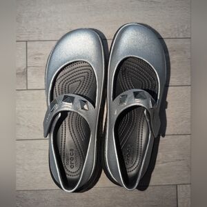 Crocs metallic Mary Jane